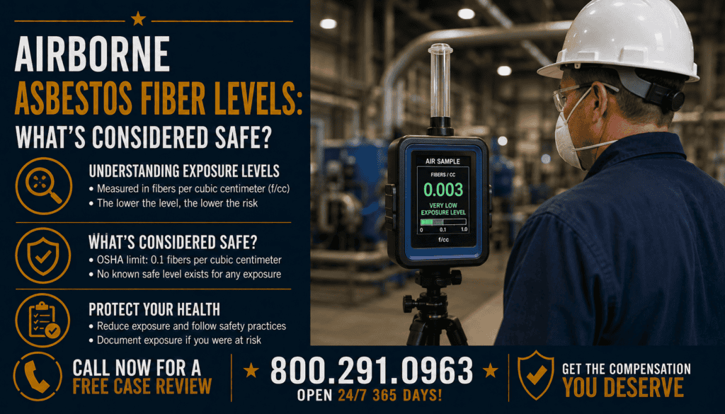 Airborne Asbestos Fiber Levels -What’s Considered Safe - Mesothelioma Lawsuit