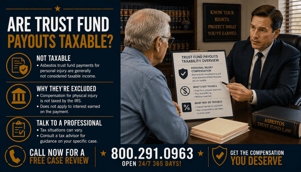 Are Trust Fund Payouts Taxable - Mesothelioma Lawsuit