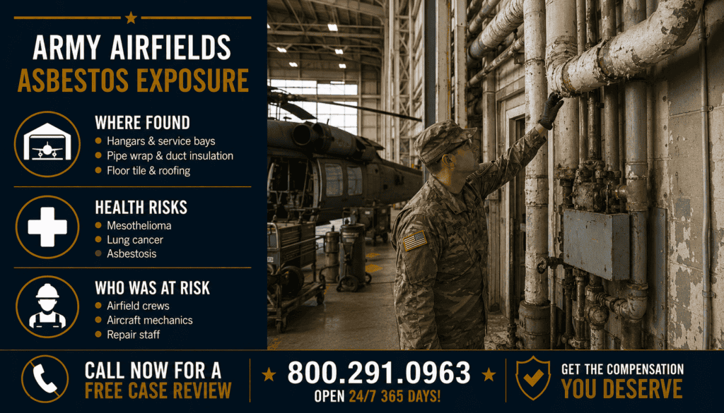 Army Airfields Asbestos Exposure - Mesothelioma