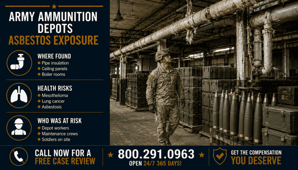 Army Ammunition Depots Asbestos Exposure - Mesothelioma