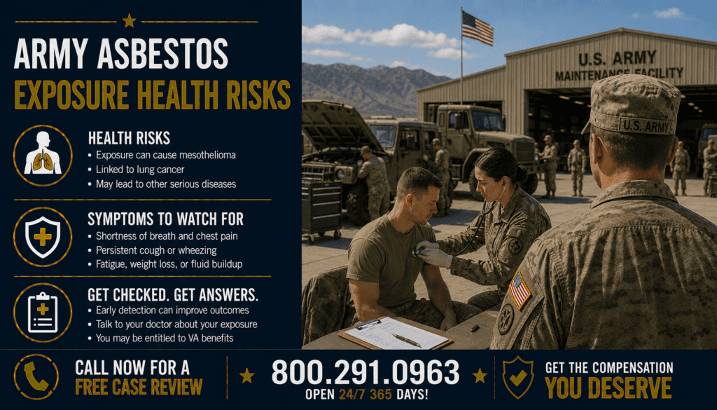 Army Asbestos Exposure Health Risks - Mesothelioma