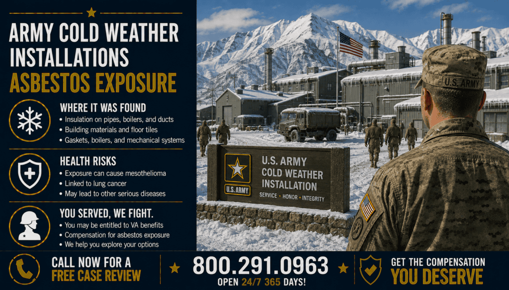 Army Cold Weather Installations Asbestos Exposure Lawsuit - Mesothelioma