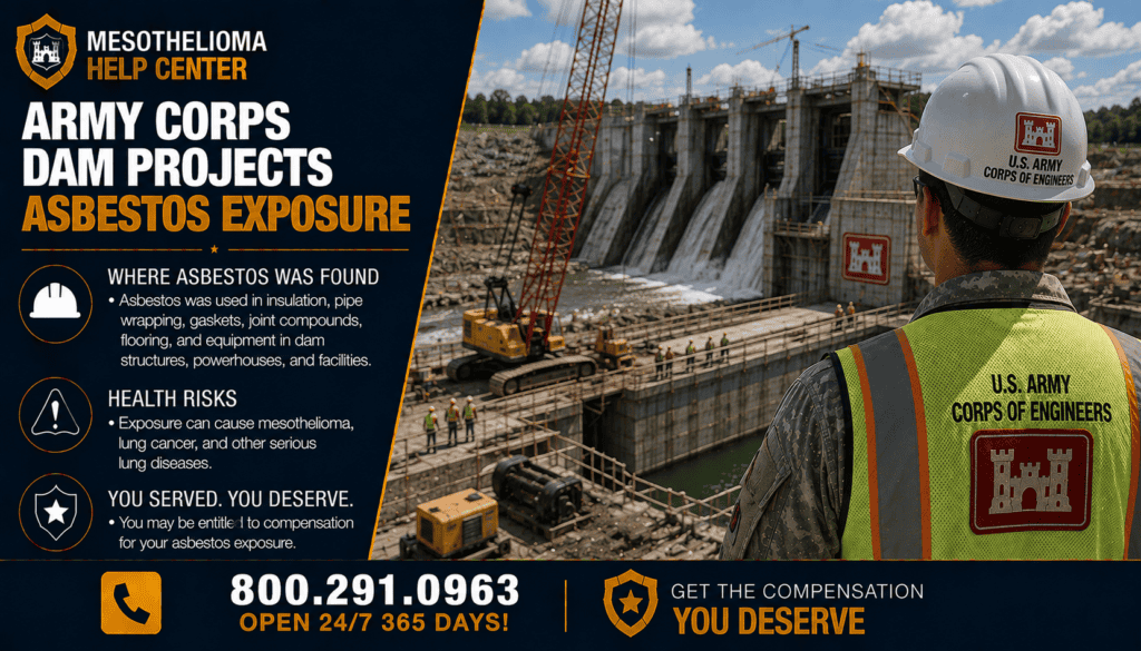 Army Corps Dam Projects Asbestos Exposure - Mesothelioma