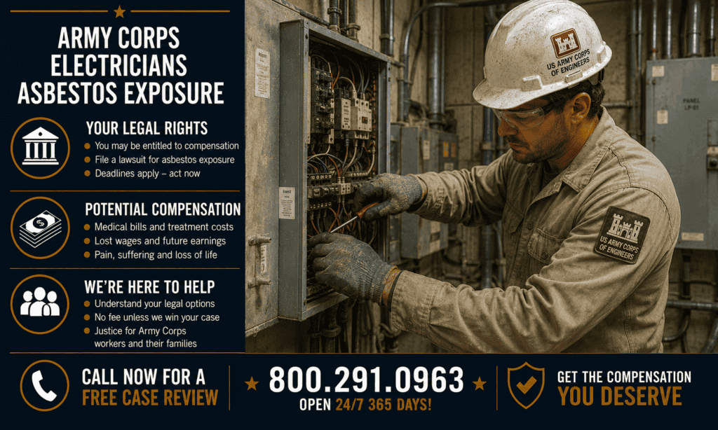 Army Corps Electricians Asbestos Exposure - Mesothelioma