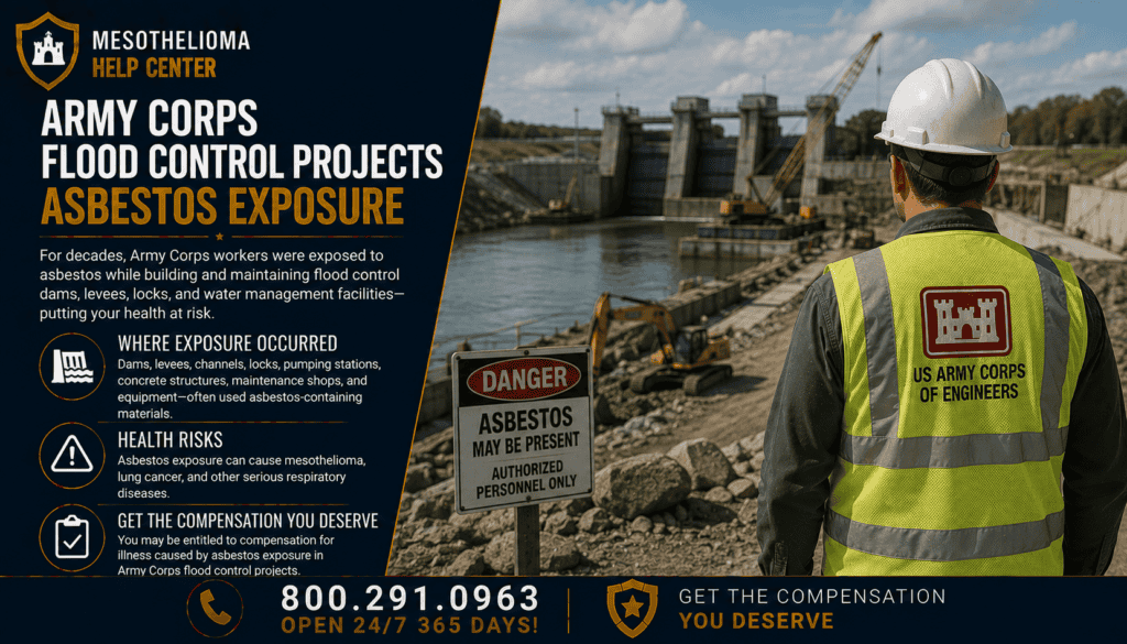 Army Corps Flood Control Projects Asbestos Exposure - Mesothelioma