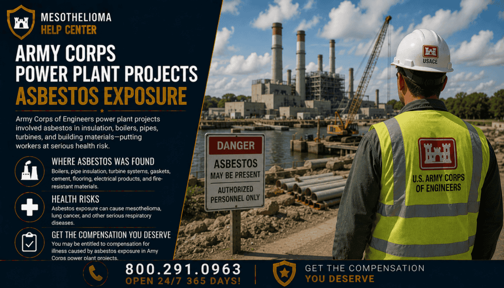Army Corps Power Plant Projects Asbestos Exposure - Mesothelioma