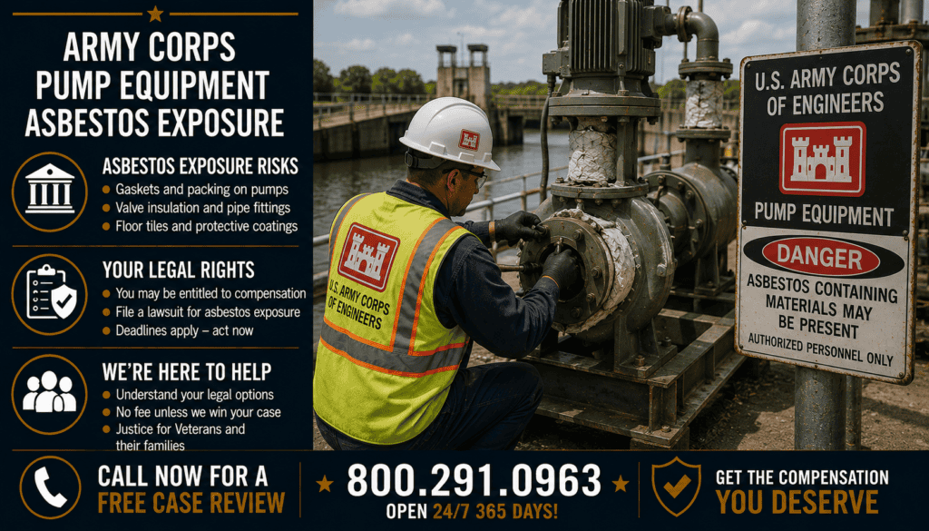 Army Corps Pump Equipment Asbestos Exposure - Mesothelioma