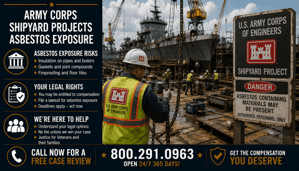 Army Corps Shipyard Projects Asbestos Exposure - Mesothelioma