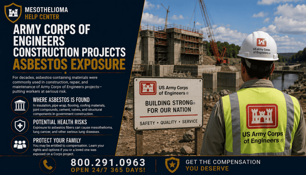 Army Corps of Engineers Construction Projects Asbestos Exposure - Mesothelioma