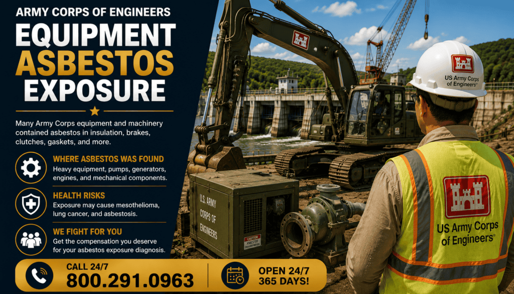 Army Corps of Engineers Equipment Asbestos Exposure - Mesothelioma