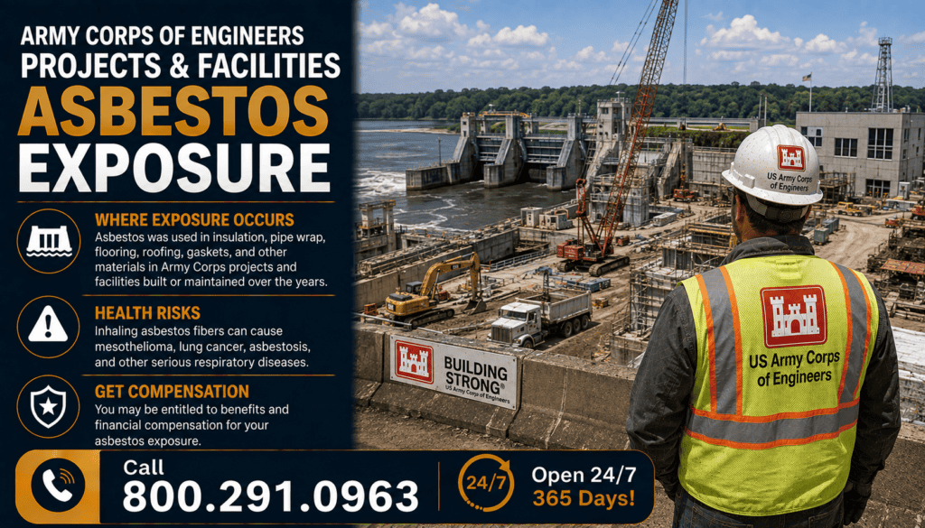 Army Corps of Engineers Projects & Facilities Asbestos Exposure - Mesothelioma