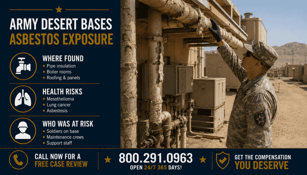 Army Desert Bases Asbestos Exposure - Mesothelioma