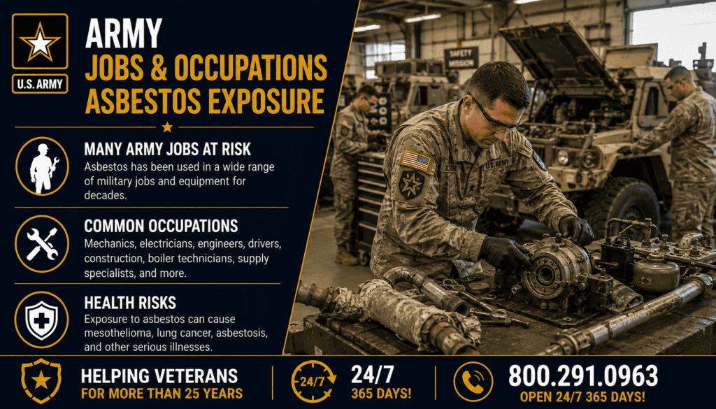 Army Jobs & Occupations Asbestos Exposure - Mesothelioma Lawsuit