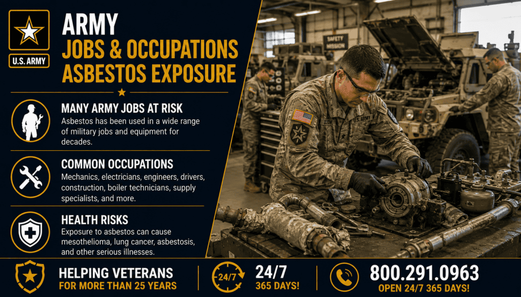 Army Jobs & Occupations Asbestos Exposure - Mesothelioma Lawsuit