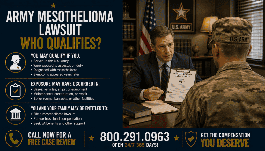 Army Mesothelioma Lawsuit – Who Qualifies