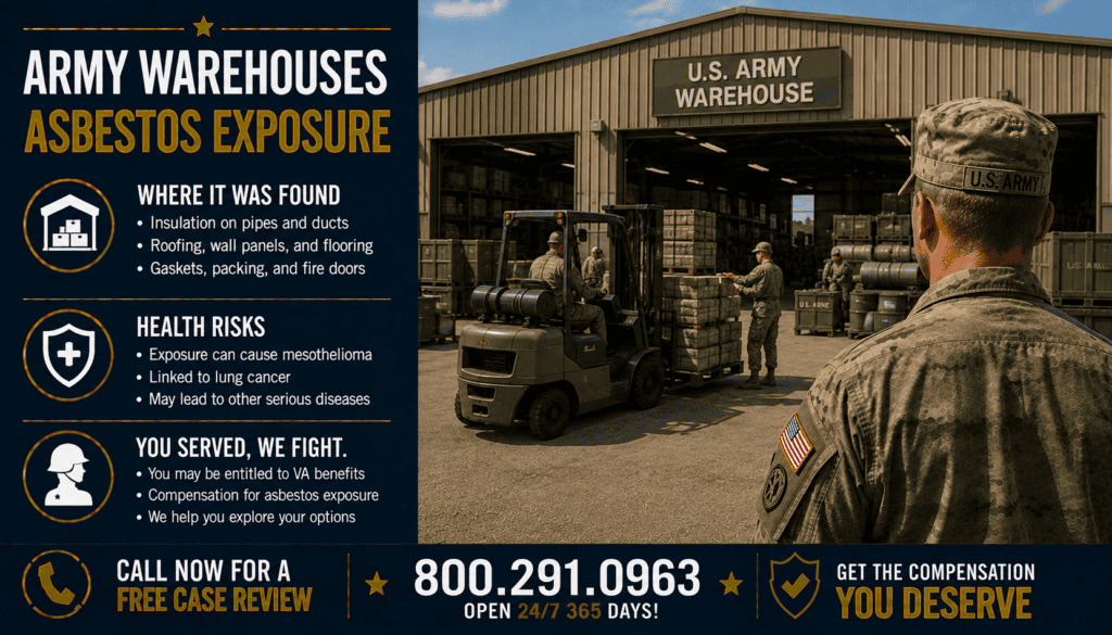 Army Warehouses Asbestos Exposure - Mesothelioma