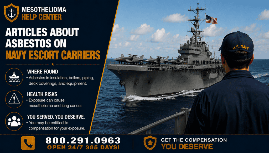 Articles About Asbestos on Navy Escort Carriers - Mesothelioma