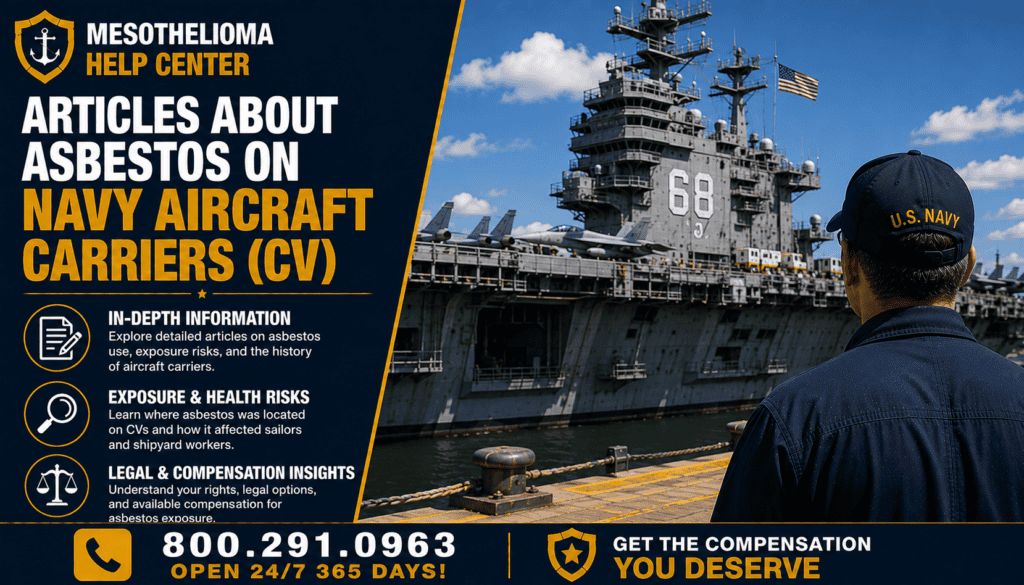 Articles about Asbestos on Navy Aircraft Carriers (CV) - Mesothelioma Lawsuit