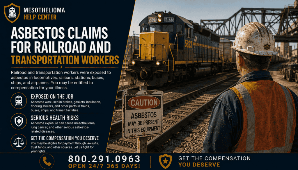 Asbestos Claims for Railroad and Transportation Workers - Mesothelioma