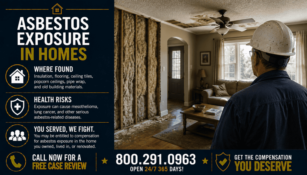 Asbestos Exposure in Homes - Mesothelioma