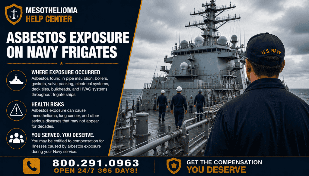 Asbestos Exposure on Navy Frigates - Mesothelioma