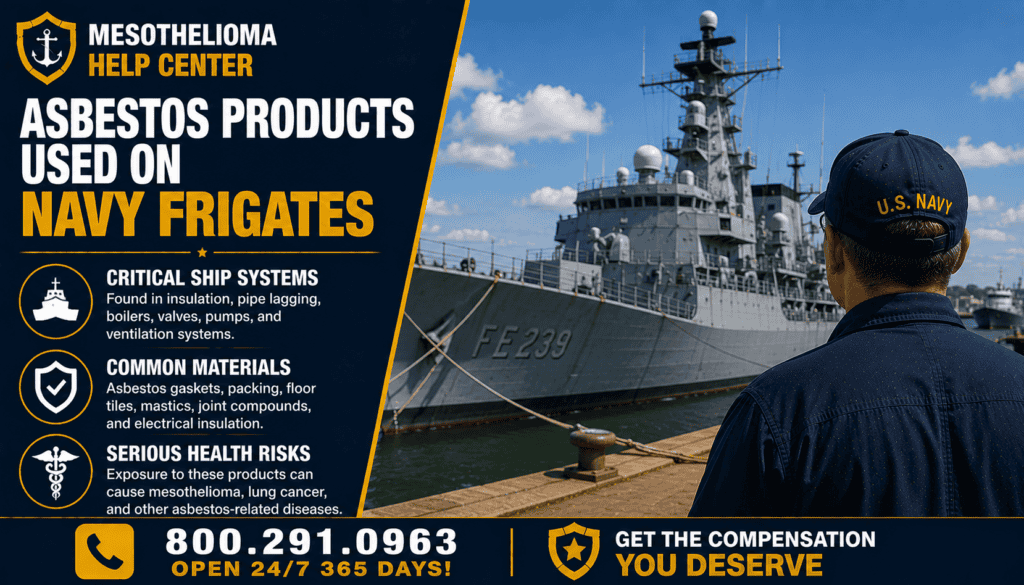 Asbestos Products Used on Navy Frigates - Mesothelioma Lawsuit