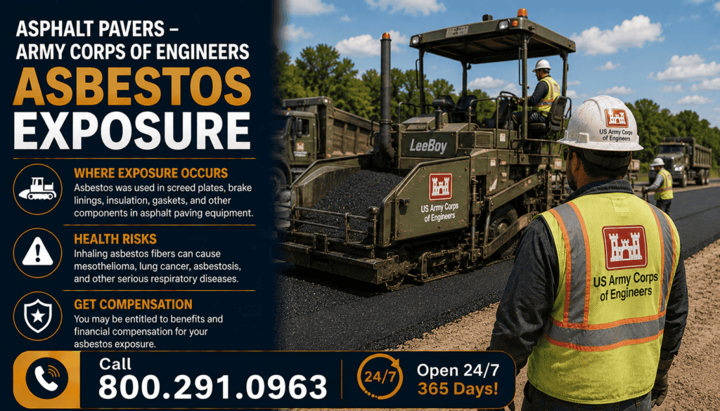 Asphalt Pavers – Army Corps of Engineers - Mesothelioma