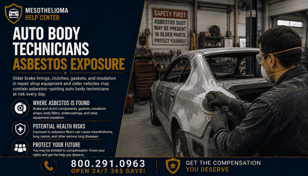 Auto Body Technicians Asbestos Exposure - Mesothelioma