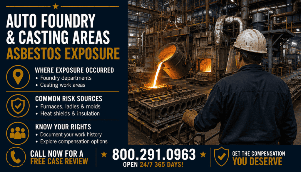 Auto Foundry & Casting Areas Asbestos Exposure - Mesothelioma