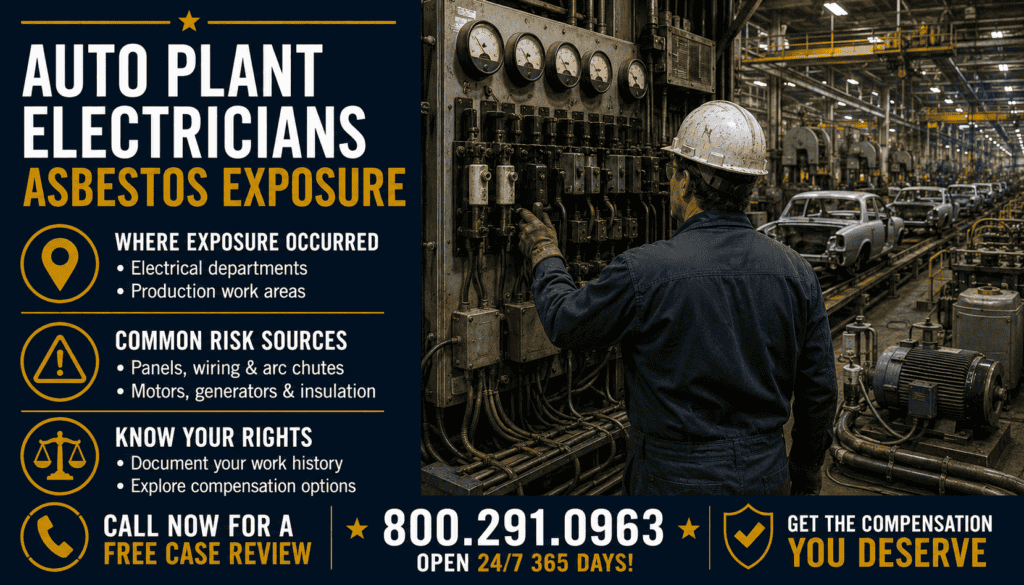 Auto Plant Electricians Asbestos Exposure - Mesothelioma