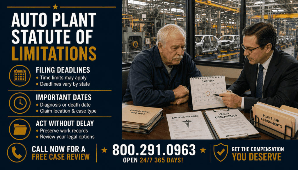 Auto Plant Statute of Limitations - Mesothelioma