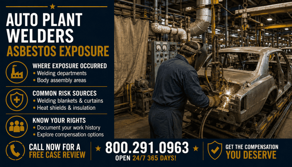 Auto Plant Welders Asbestos Exposure - Mesothelioma