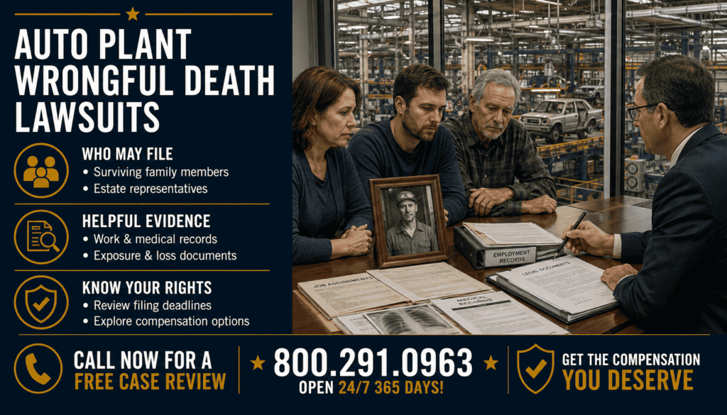 Auto Plant Wrongful Death Lawsuits