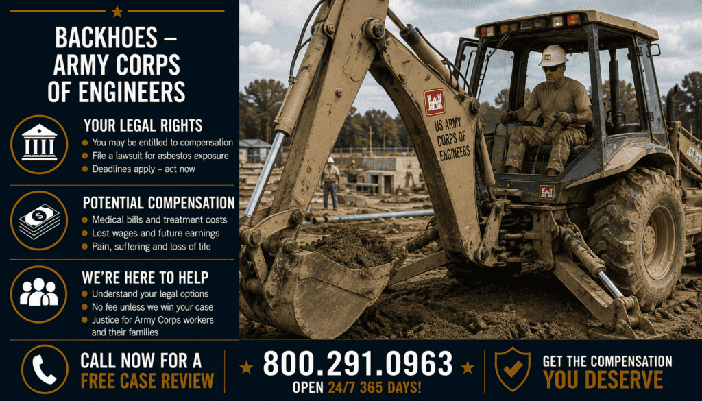 Backhoes – Army Corps of Engineers - Asbestos Exposure