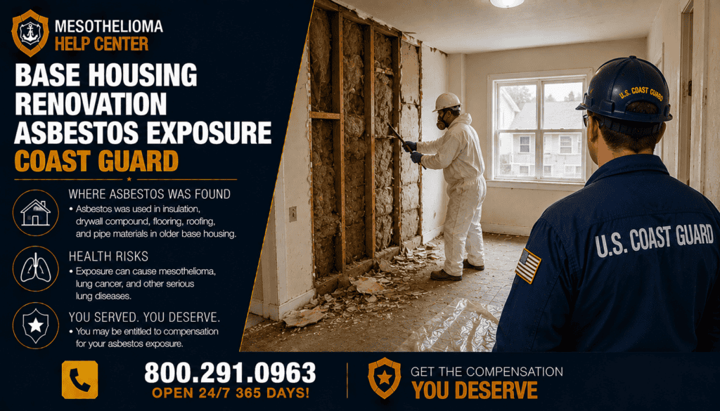 Base Housing Renovation Asbestos Exposure – Coast Guard - Mesothelioma