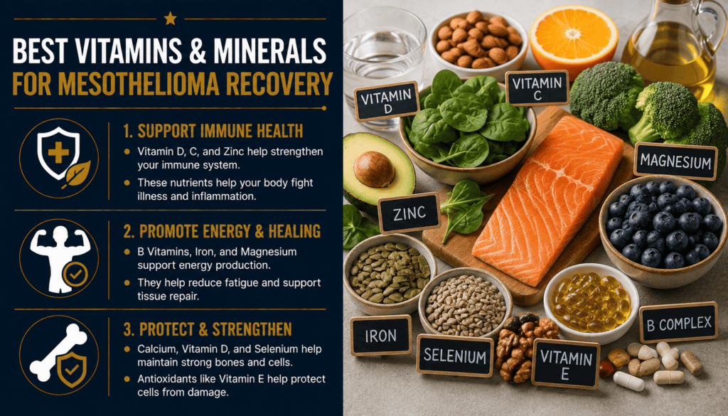 Best Vitamins & Minerals for Mesothelioma Recovery - Mesothelioma Treatment