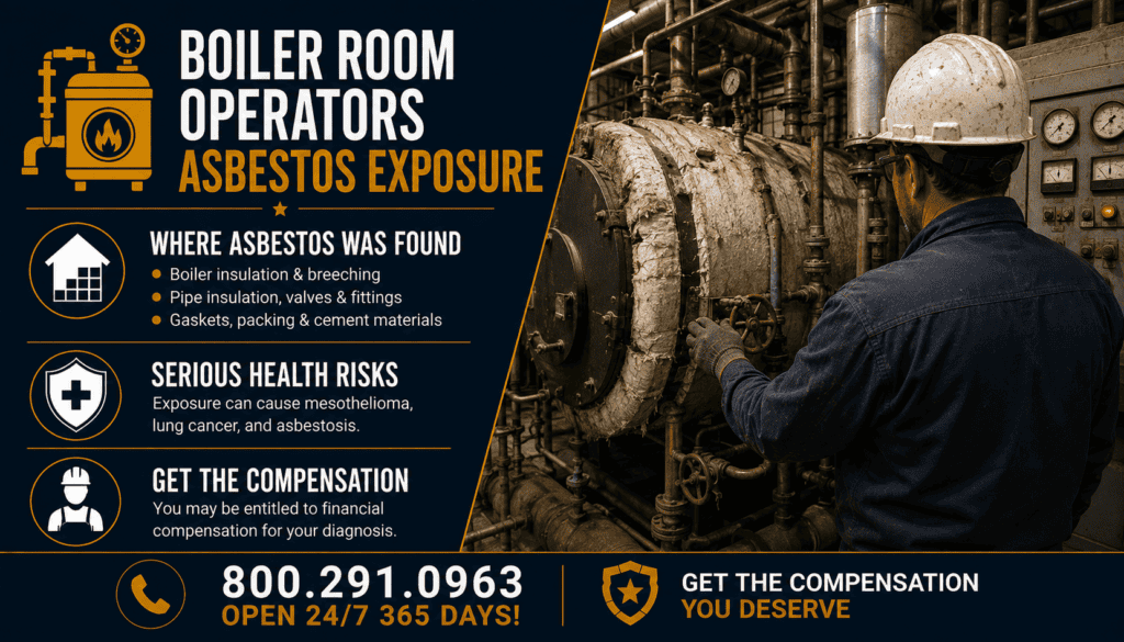 Boiler Room Operators Asbestos Exposure - Mesothelioma