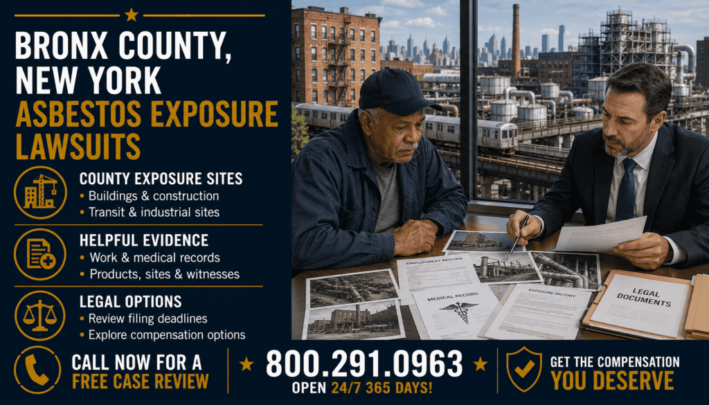 Bronx County, New York Asbestos Exposure Lawsuits