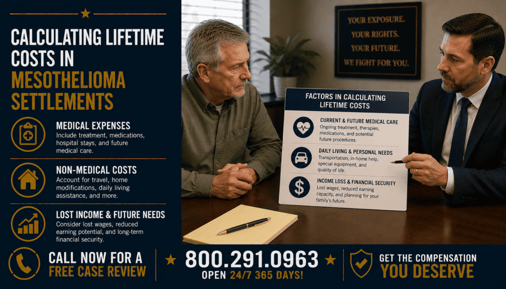 Calculating Lifetime Costs in Mesothelioma Settlements - Mesothelioma Lawsuit