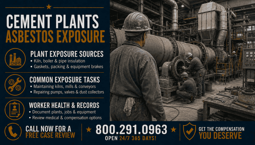 Cement Plants Asbestos Exposure - Mesothelioma