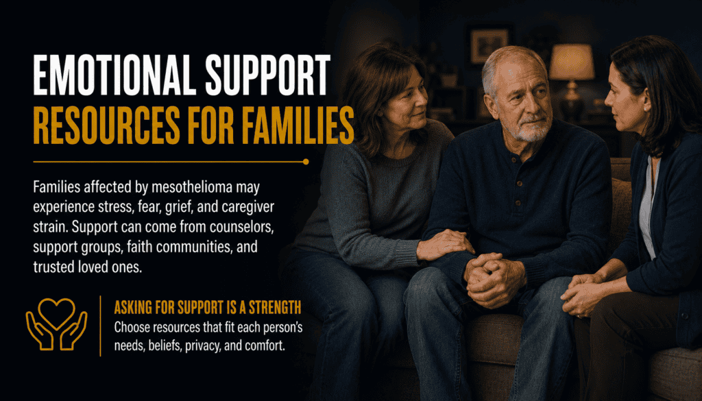 Emotional Support Resources for Families - Mesothelioma Diagnosis