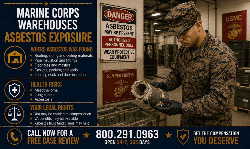 Marine Corps Warehouses Asbestos Exposure - Mesothelioma