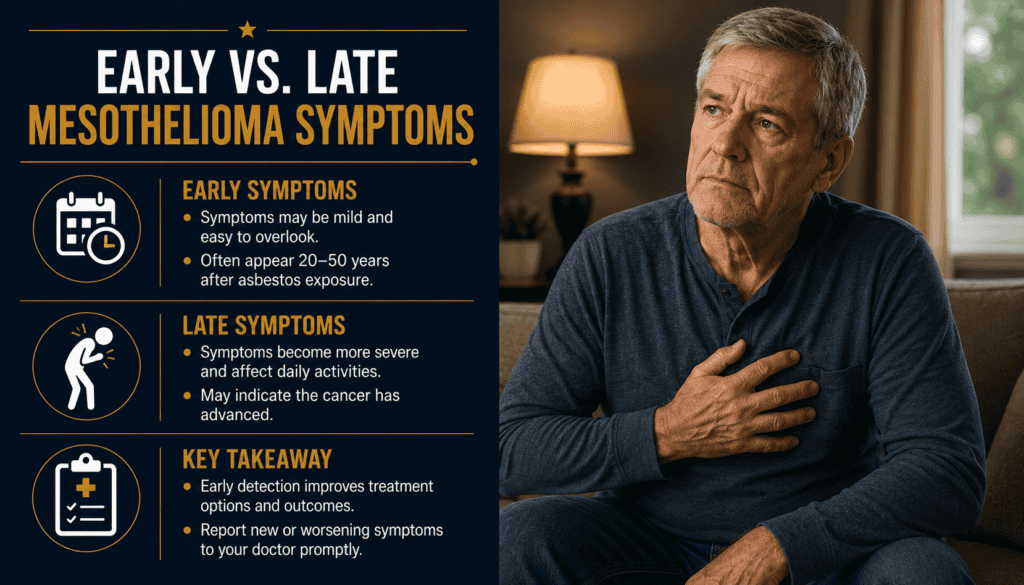 Early vs. Late Mesothelioma Symptoms - Mesothelioma Diagnosis