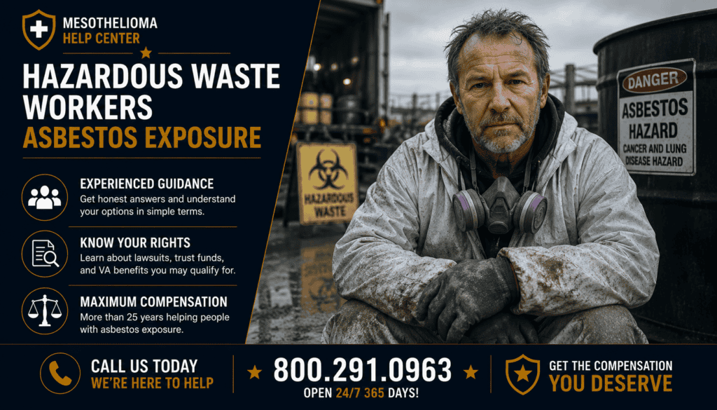 Hazardous Waste Workers Mesothelioma Lawsuits