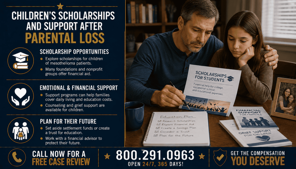 Children’s Scholarships and Support After Parental Loss - Mesothelioma
