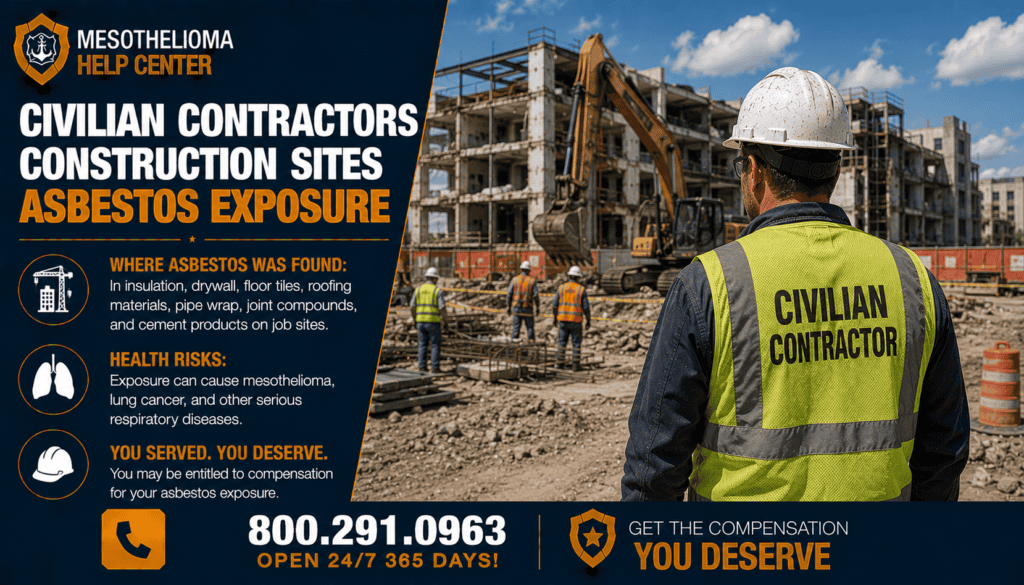 Civilian Contractors Construction Sites Asbestos Exposure - Mesothelioma
