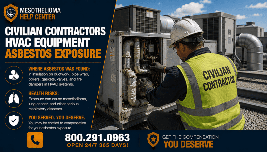 Civilian Contractors HVAC Equipment Asbestos Exposure - Mesothelioma
