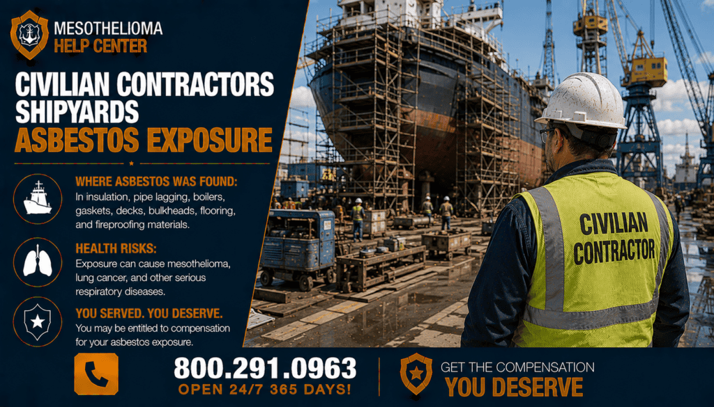 Civilian Contractors Shipyards Asbestos Exposure - Mesothelioma