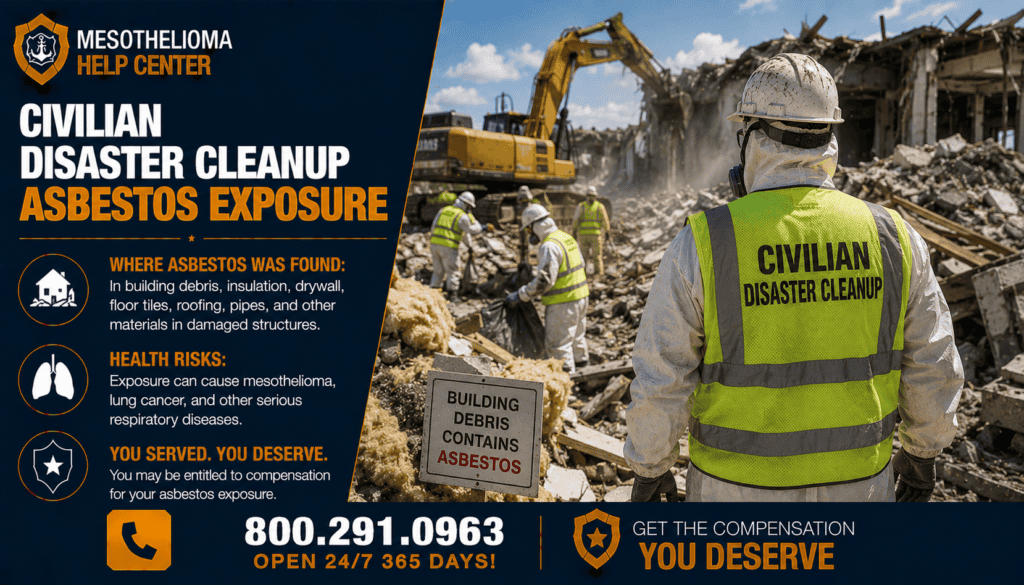 Civilian Disaster Cleanup Asbestos Exposure - Mesothelioma