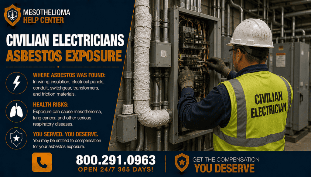 Civilian Electricians Asbestos Exposure - Mesothelioma